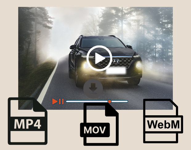 Export Car Videos in Multiple Formats