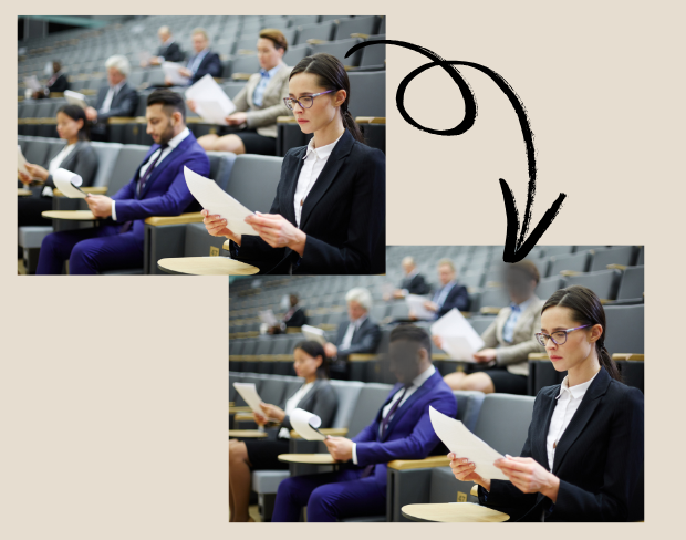 Blur Faces to Safeguard Identities