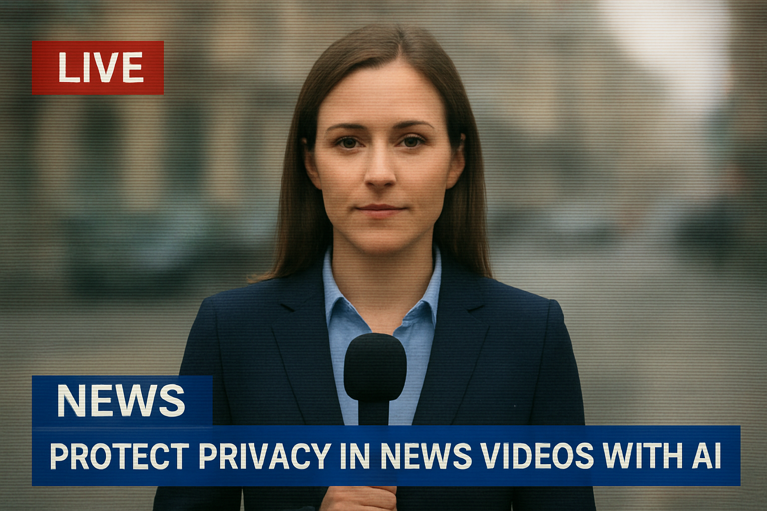 Protect Privacy in News Videos with AI